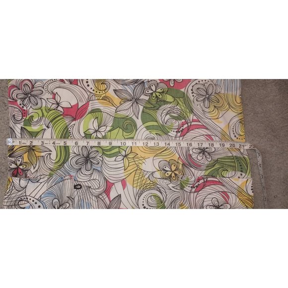 Zikit Women's Size Medium Floral Print V-Neck Scrub Top - Picture 7 of 8